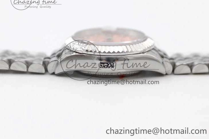 MiroTime 0404 HighPerformance Lady DateJust 28 SS TWF 1:1 Best Edition 904L Steel Pink Dial Diam Markers on President Bracelet NH 2179